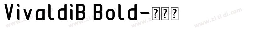 VivaldiB Bold字体转换